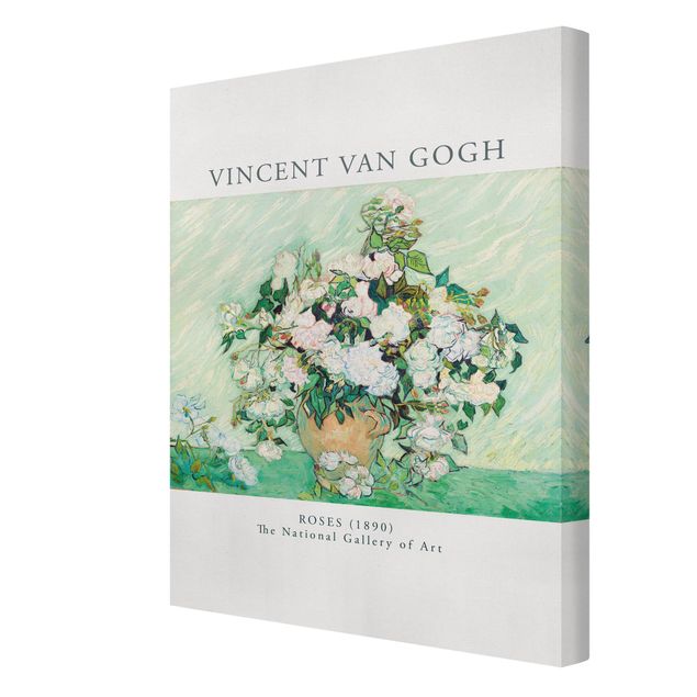 Wanddeko über Sofa Van Gogh - Rosen
