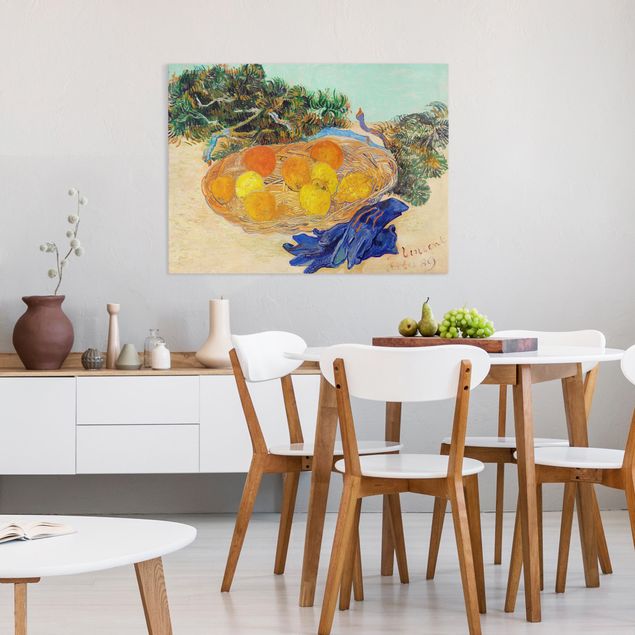 Wanddeko Wohnzimmer Van Gogh - Stillleben mit Orangen