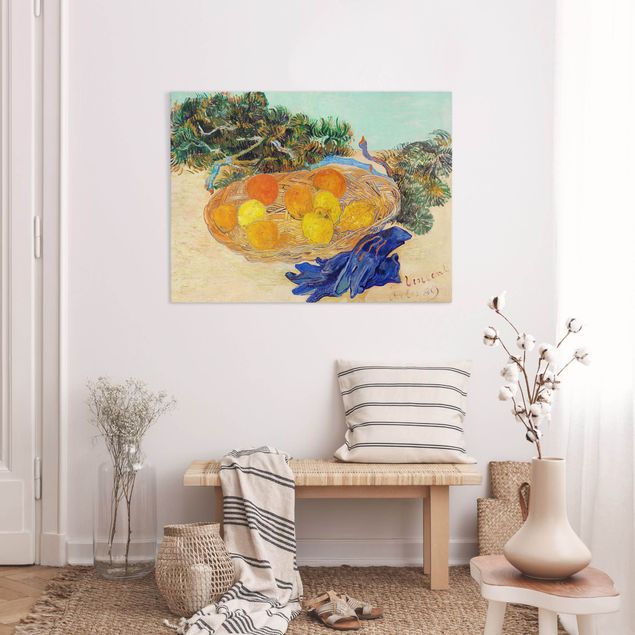 Wanddeko gelb Van Gogh - Stillleben mit Orangen