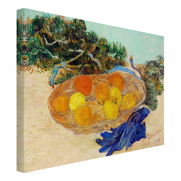 Wanddeko Schlafzimmer Van Gogh - Stillleben mit Orangen