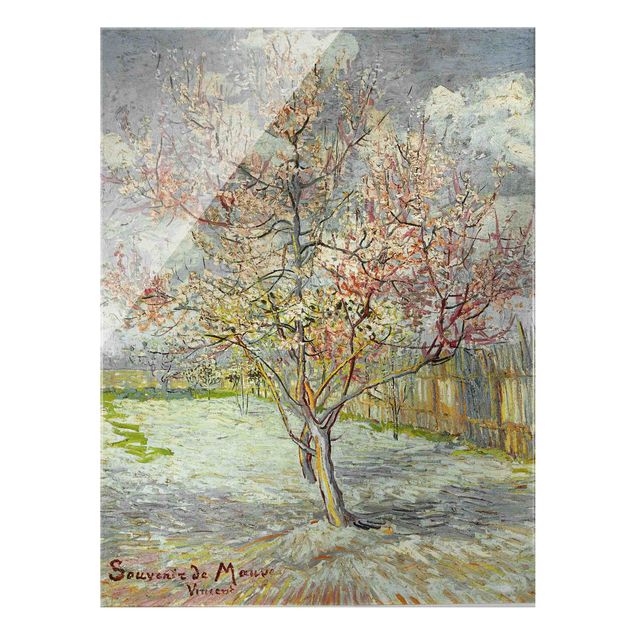 Post Impressionismus Bilder Vincent van Gogh - Blühende Pfirsichbäume