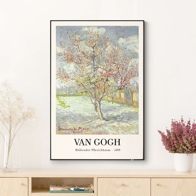 Impressionismus Bilder kaufen Vincent van Gogh - Blühender Pfirsichbaum - Museumsedition