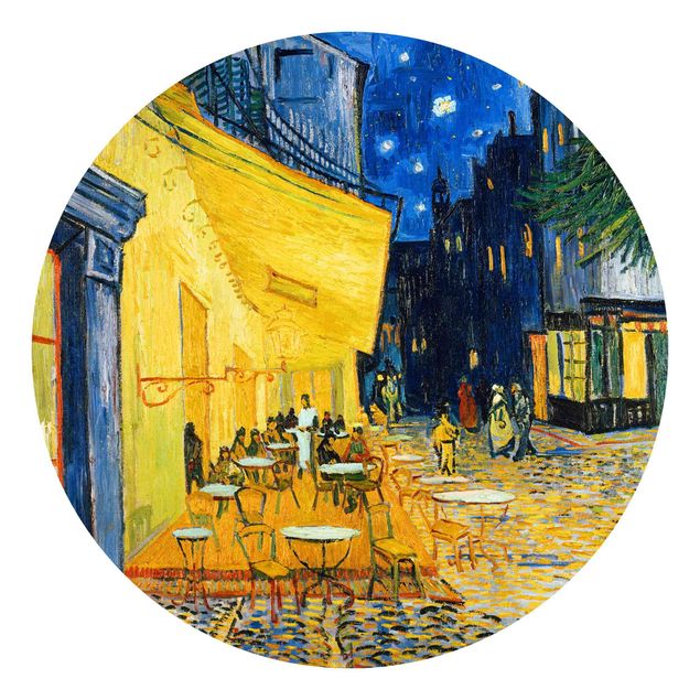 Wanddeko gelb Vincent van Gogh - Café-Terrasse in Arles