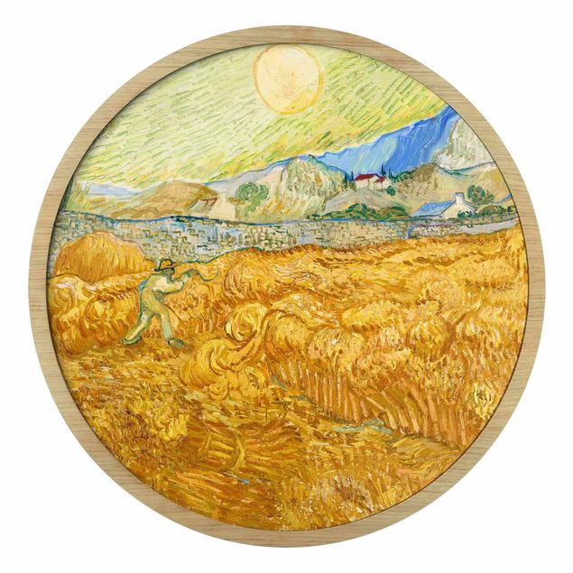 Wanddeko Flur Vincent van Gogh - Kornfeld mit Schnitter