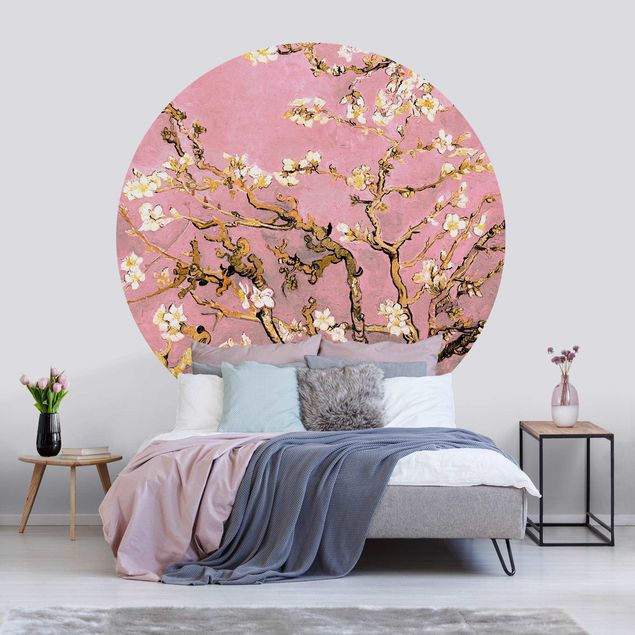 Wanddeko Wohnzimmer Vincent van Gogh - Mandelblüte in altrosa