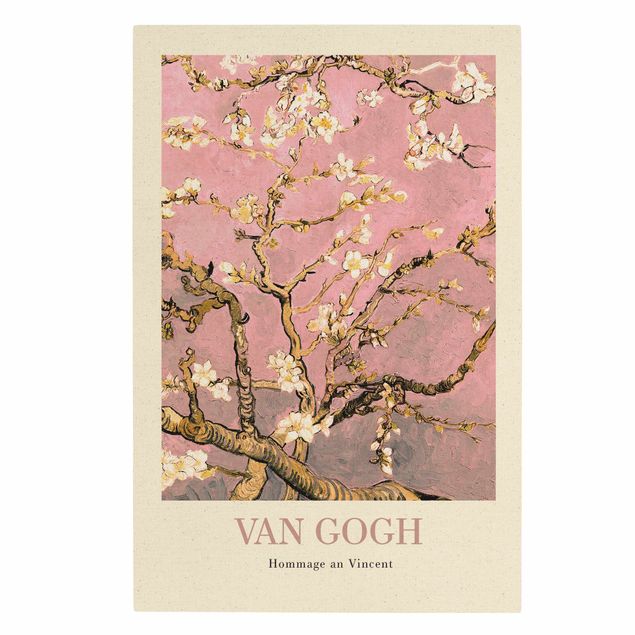 Post Impressionismus Bilder Vincent van Gogh - Mandelblüte in rosa - Museumsedition