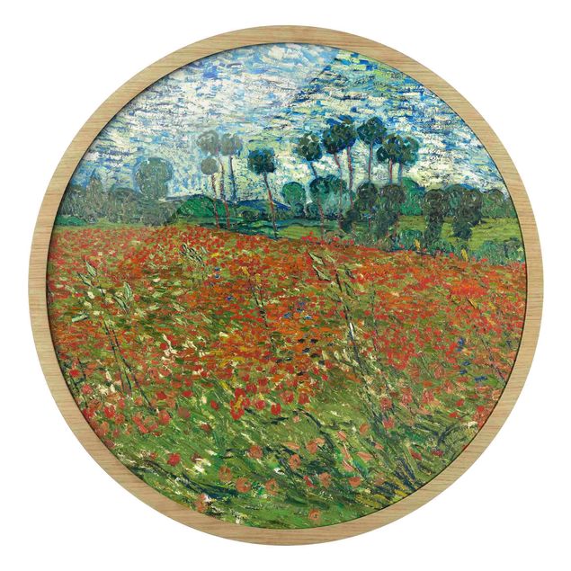 Wanddeko Flur Vincent van Gogh - Mohnfeld