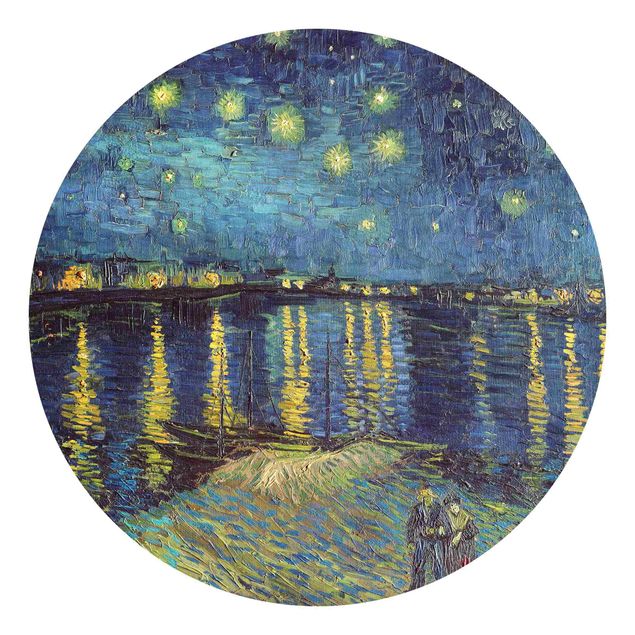 Wanddeko Schlafzimmer Vincent van Gogh - Sternennacht über der Rhône