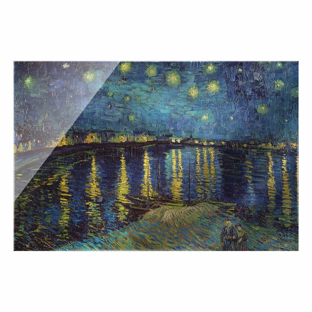 Wanddeko Flur Vincent van Gogh - Sternennacht über der Rhône