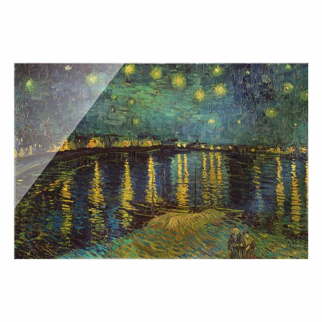 Wanddeko Flur Vincent van Gogh - Sternennacht über der Rhône