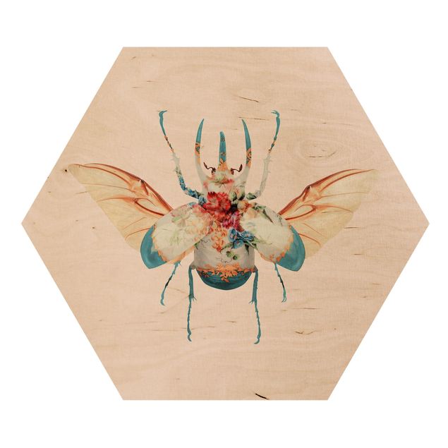 Wanddeko draußen Vintage Käfer