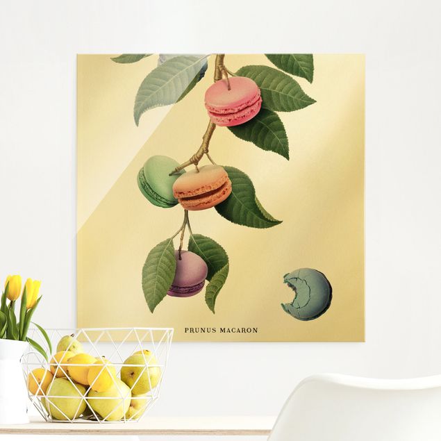 Küche Dekoration Vintage Pflanze - Macaron