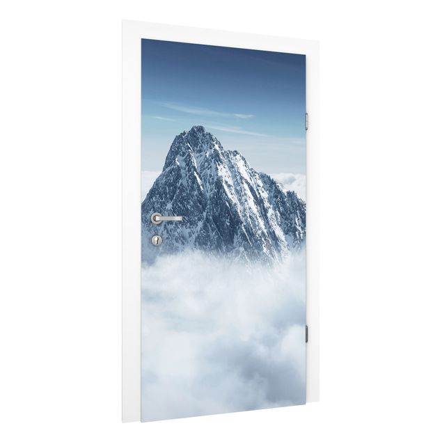 Wanddeko Schlafzimmer Die Alpen über den Wolken