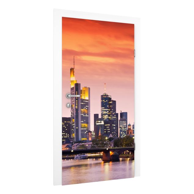 Wanddeko Flur Frankfurt Skyline