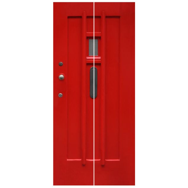 Wanddeko Büro Rote Tür aus Amsterdam