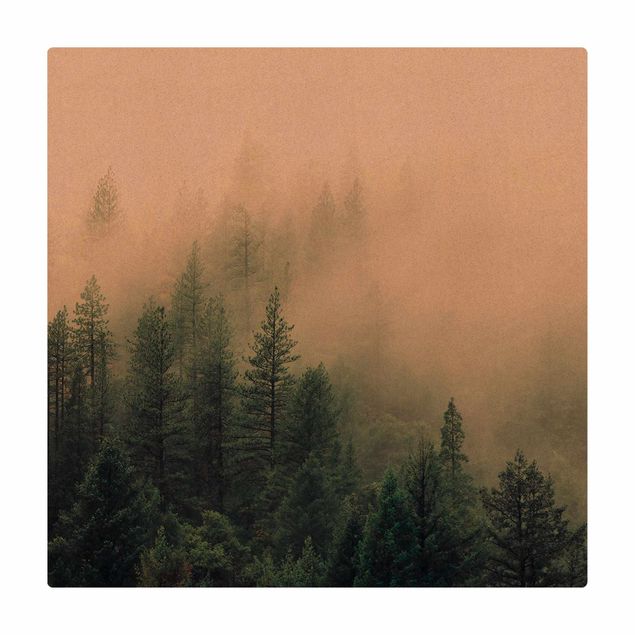 Wohndeko Wald Wald im Nebel Erwachen