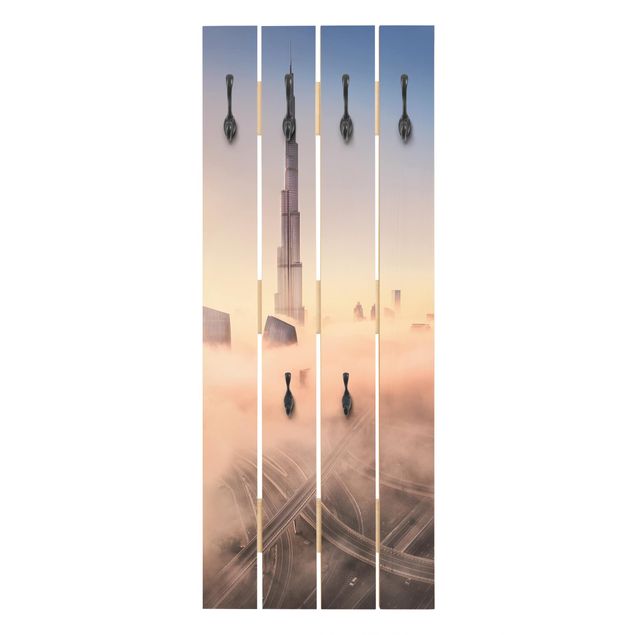 Wanddeko pastell Himmlische Skyline von Dubai