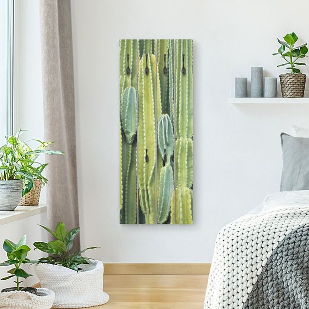 Deko Blume Kaktus Wand