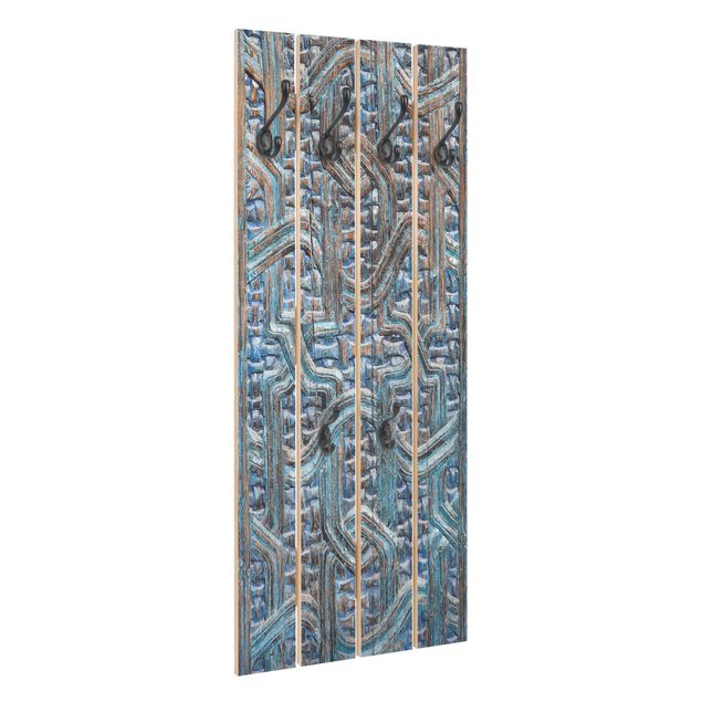 Deko Ornamente Tür mit marokkanischer Schnitzkunst