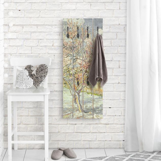 Wanddeko Flur Vincent van Gogh - Blühende Pfirsichbäume