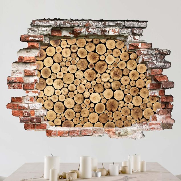 Deko 3D Homey Firewood