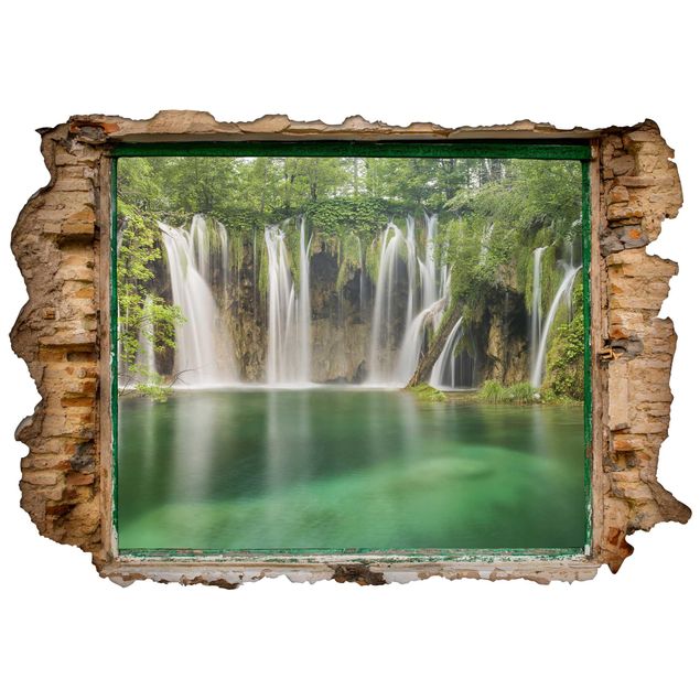 Wanddeko Flur Wasserfall Plitvicer Seen