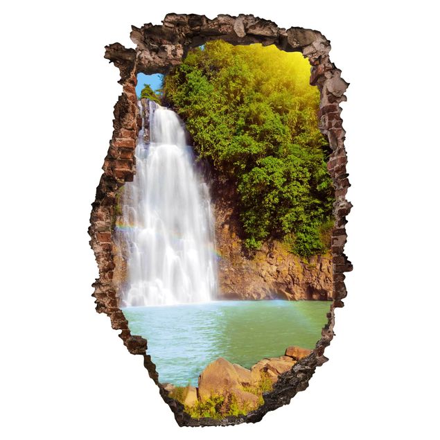 Wanddeko Flur Wasserfall Romantik