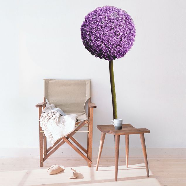 Wanddeko Flur Allium Kugel-Blüten 1er Set