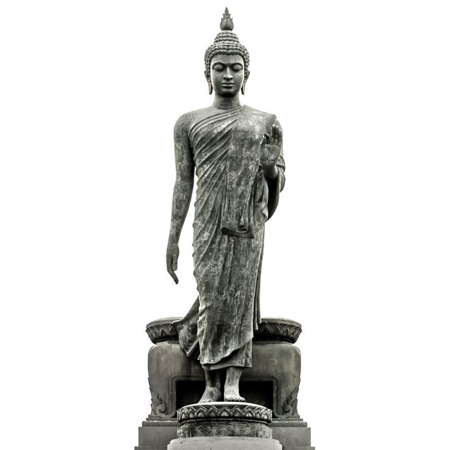 Wanddeko Büro Buddha Statue