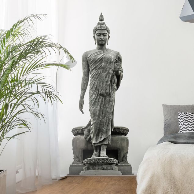 Wanddeko Schlafzimmer Buddha Statue