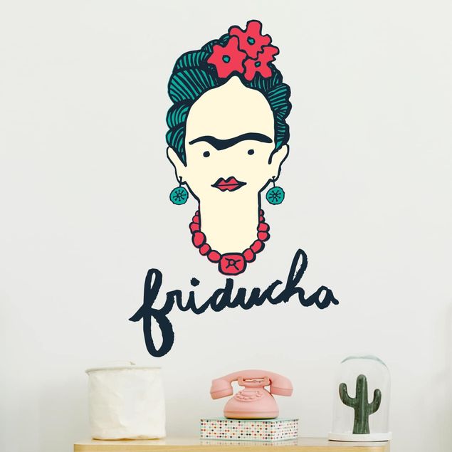Wanddeko beige Frida Kahlo - Friducha