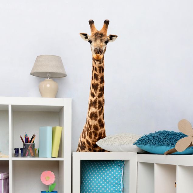 Wanddeko Babyzimmer Giraffenkopf