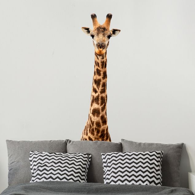 Wanddeko Afrika Giraffenkopf