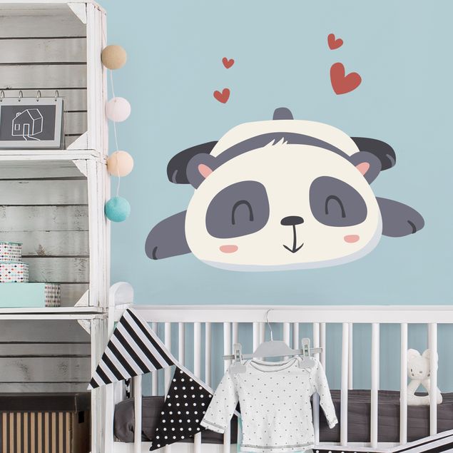 Deko Kinderzimmer Verliebter Panda