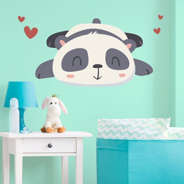 Wanddeko Büro Verliebter Panda