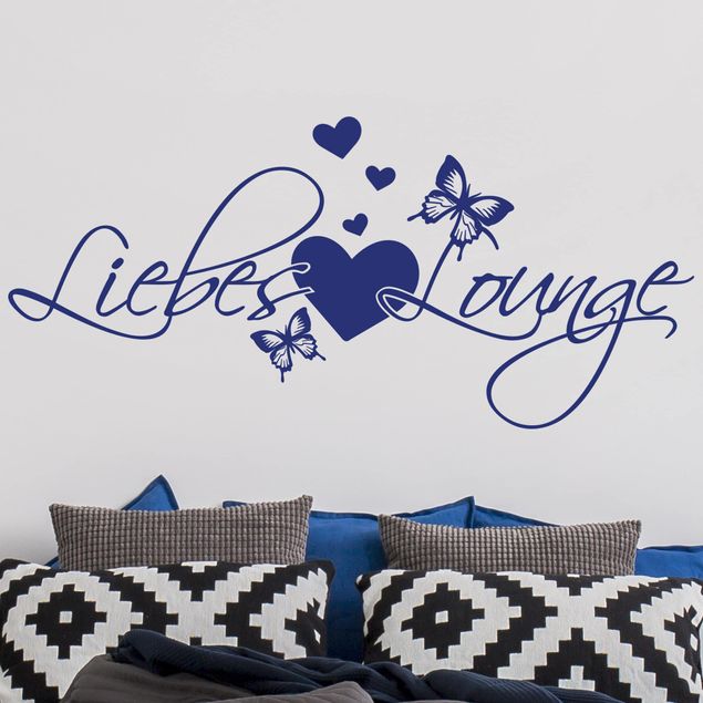 Wanddeko Schlafzimmer Liebes Lounge