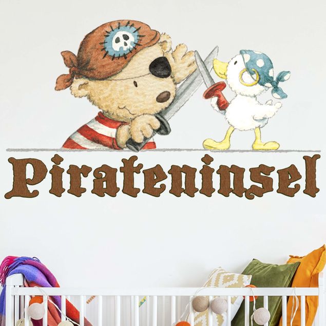 Kinderzimmer Deko Steinbeck - Pitzelpatz und Schnaddeldatz auf Pirateninsel