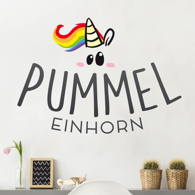 Deko Kinderzimmer Pummeleinhorn - Logo