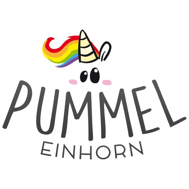 Wandsticker Einhorn Pummeleinhorn - Logo