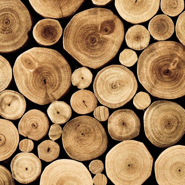 Waschbeckenunterschrank Motiv Holz Homey Firewood