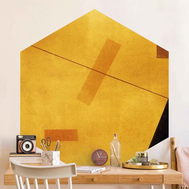 Wanddeko gelb Wassily Kandinsky - Außer Gewicht