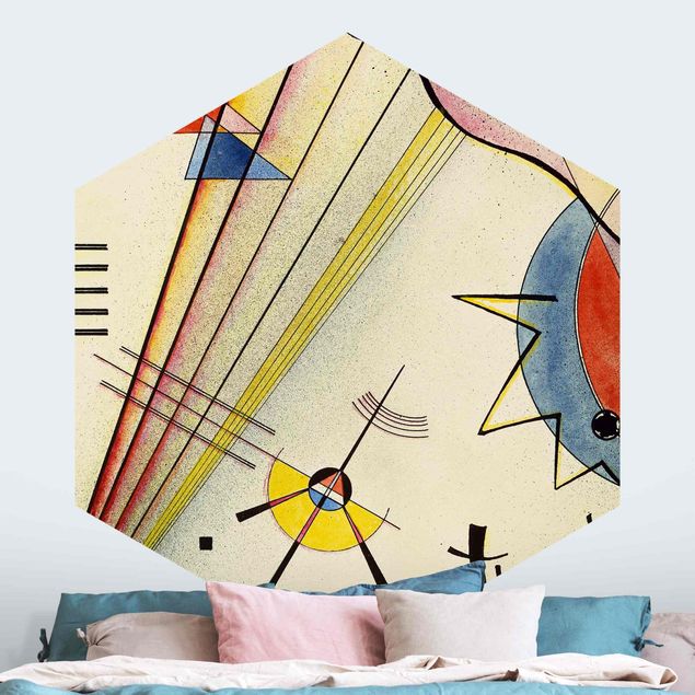 Wanddeko bunt Wassily Kandinsky - Deutliche Verbindung