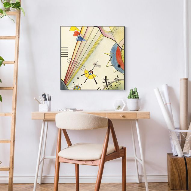Wanddeko bunt Wassily Kandinsky - Deutliche Verbindung