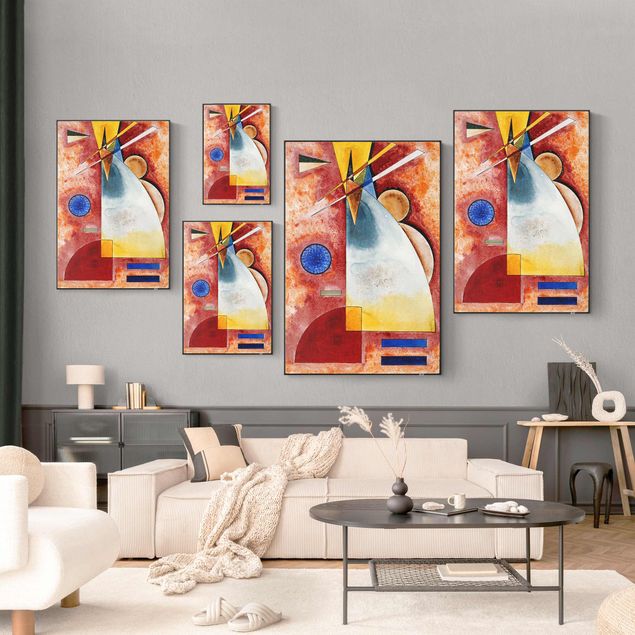Wanddeko über Sofa Wassily Kandinsky - Ineinander