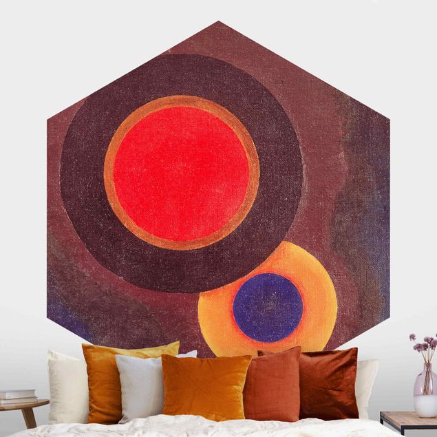 Wanddeko Schlafzimmer Wassily Kandinsky - Kreise und Linien