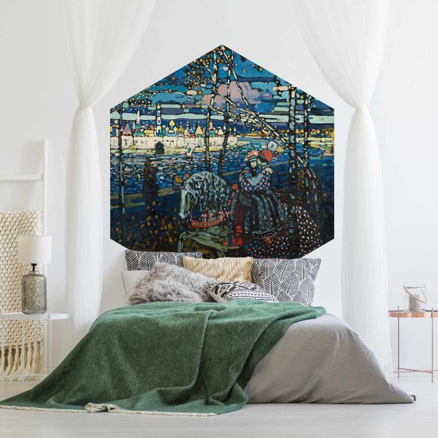 Wanddeko Schlafzimmer Wassily Kandinsky - Reitendes Paar