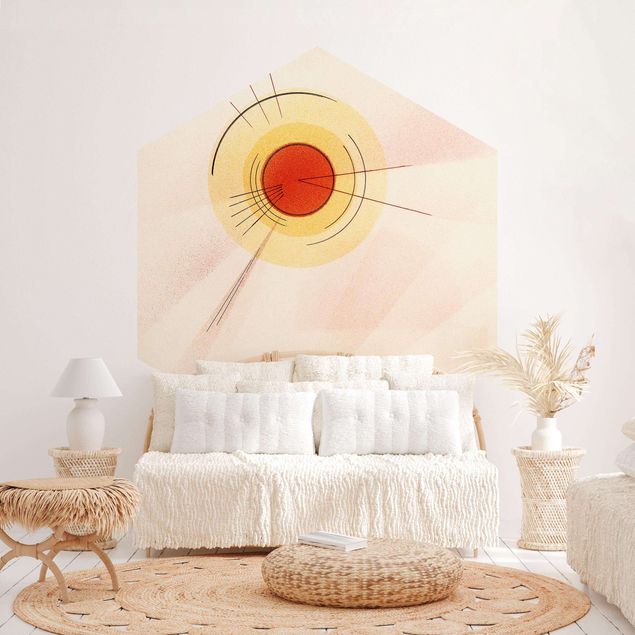 Wanddeko Schlafzimmer Wassily Kandinsky - Strahlen