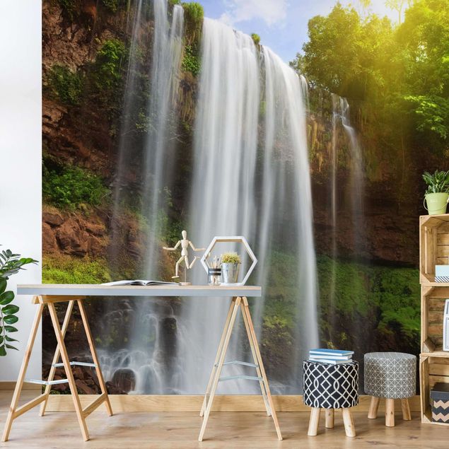 Wanddeko Schlafzimmer Waterfalls