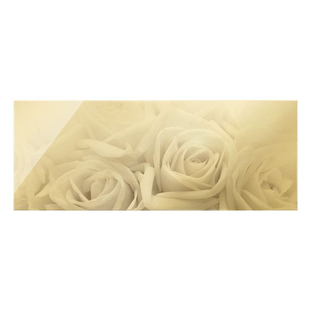 Wanddeko Esszimmer Wedding Roses