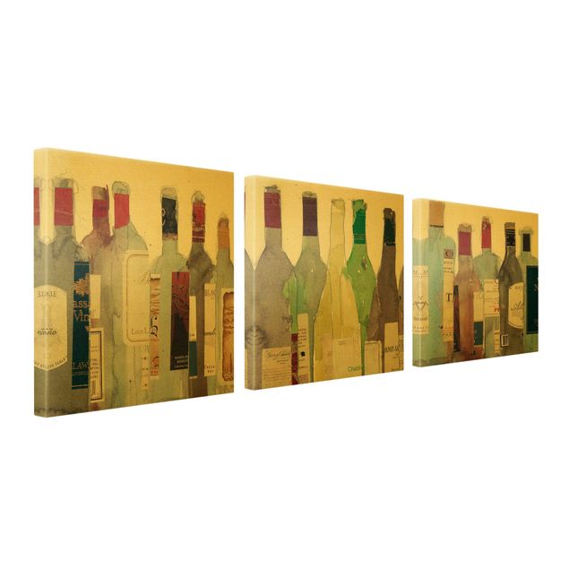 Wandbilder Modern Wein & Spirituosen Set I